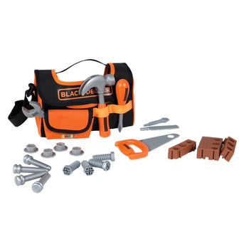 Set de joaca Smoby - Black&Decker, Gentuta cu unelte Set de joaca Smoby - Black&Decker, Gentuta cu unelte