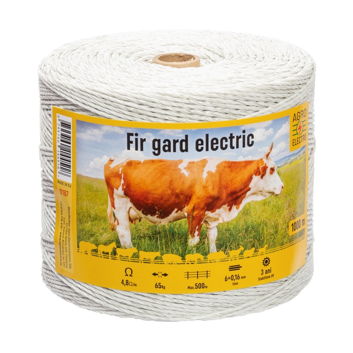 Fir gard electric - 1000 m - 65 kg - 4,8 Ω/m