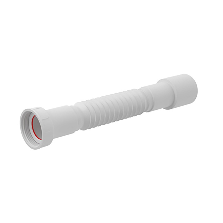 Racord flexibil scurgere 6/4″ x 40/50 AlcaPlast A77, cu piulita din plastic