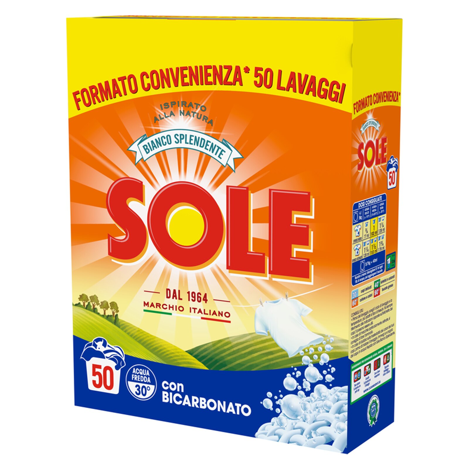 Detergent Rufe Pudra Sole Bicarbonato 3.25 kg, 50 spalari
