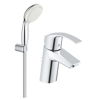 Pachet set dus Grohe New Tempesta 100,furtun 1,25, plus baterie lavoar Grohe Eurosmart, marimea S Pachet set dus Grohe New Tempesta 100,furtun 1,25, plus baterie lavoar Grohe Eurosmart, marimea S