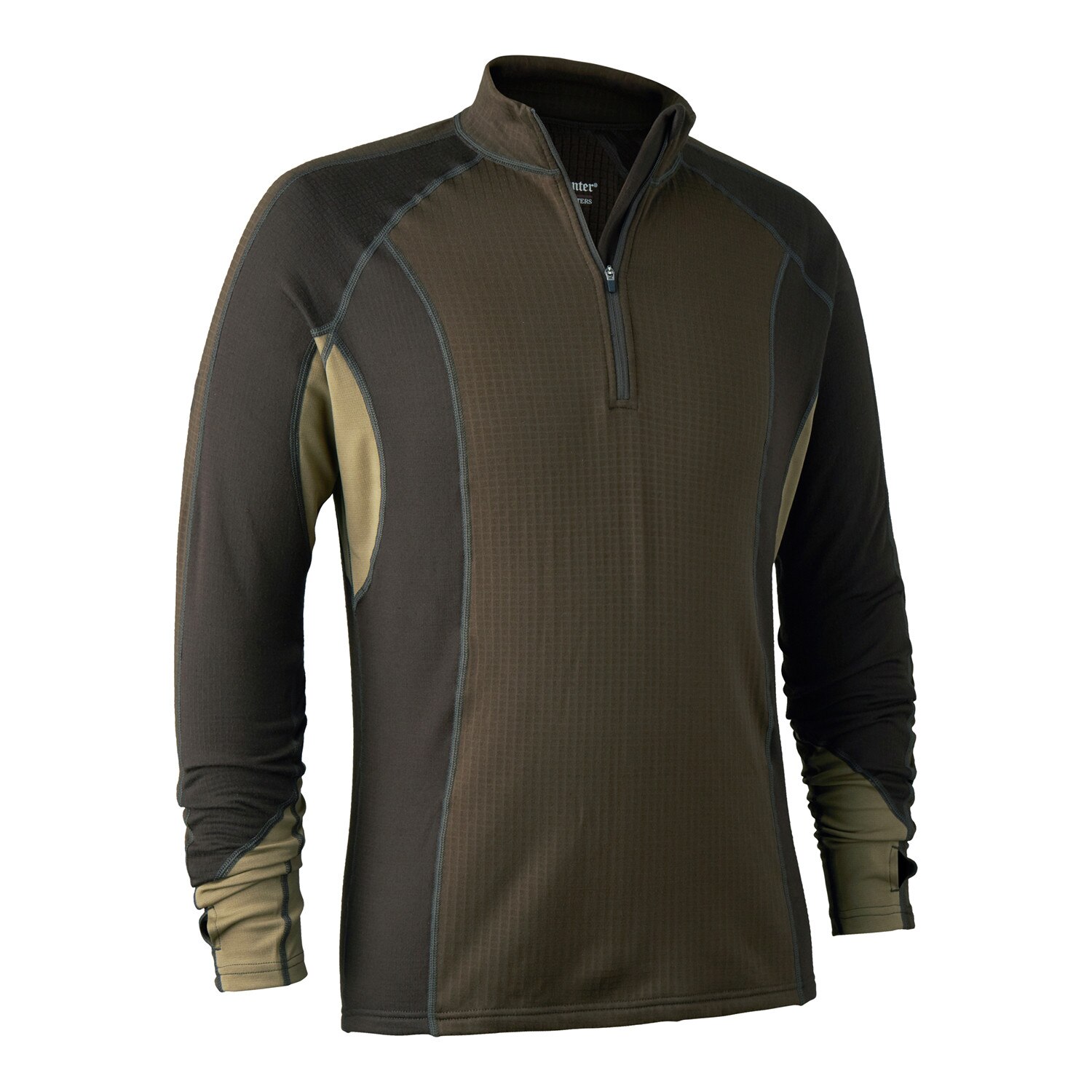 Bluza de corp DeerHunter Greenock, Zip Neck, marimea 2xl