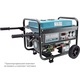 Generator curent Könner & Söhnen KS 3000G, 3.0 kW, GPL /benzina, autonomie 15h, regulator tensiune AVR, Easy Start, protectie nivel scazut ulei, protectie suprasarcina, LED-display, prize 2x16A/230V; 1x12V DC, bobinaj 100% cupru