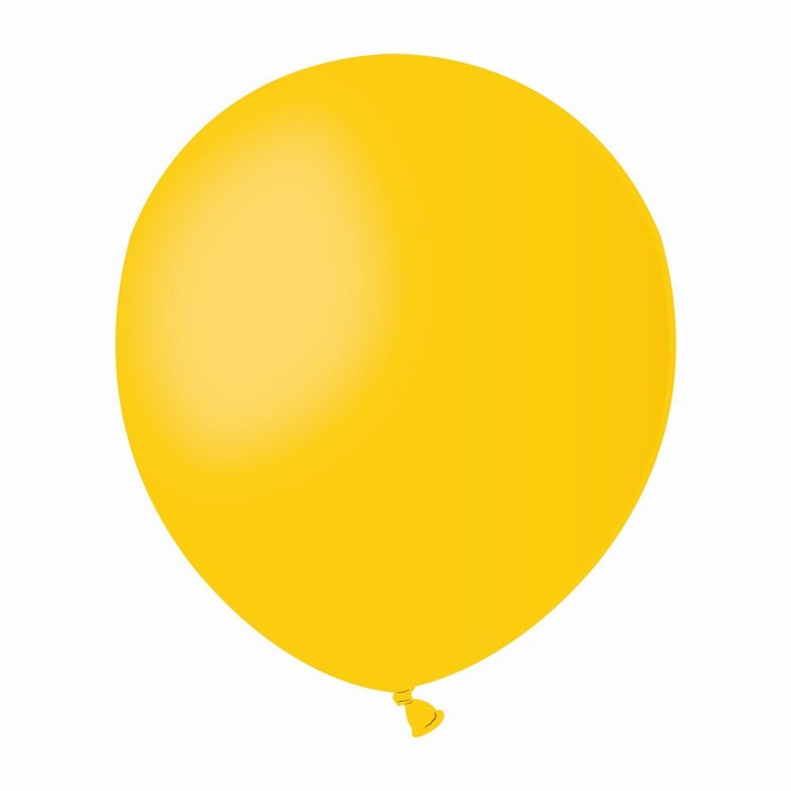 Latex léggömbök 13 cm, Sárga 02, Gemar A50.02, 100 db-os készlet