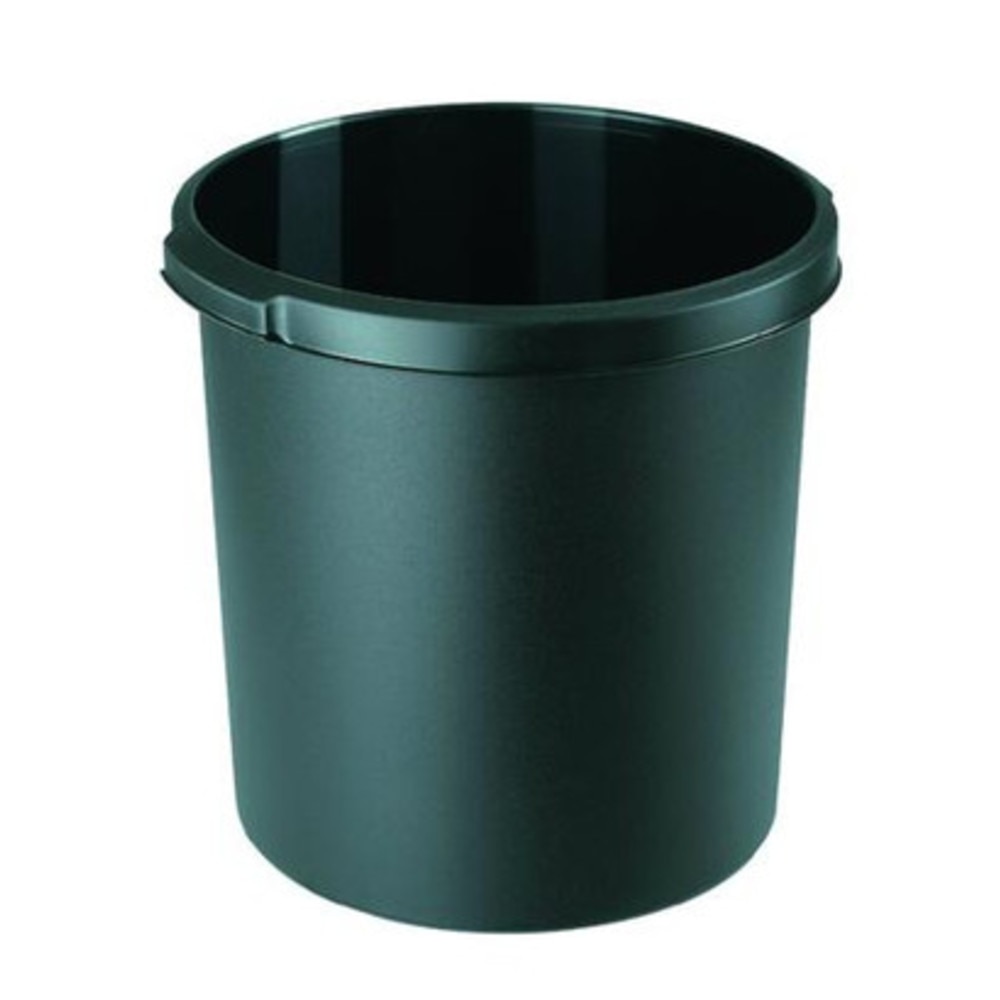 Cos de birou pentru hartii, 30 litri, HAN Grip - negru