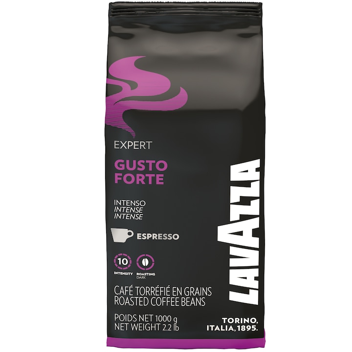 Промо пакет: 2 x Кафе на зърна Lavazza Gusto Forte, 1 кг