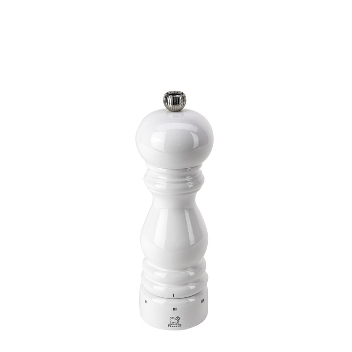 Rasnita pentru piper, 18 cm, "Paris u'Select", White Lacquered - Peugeot