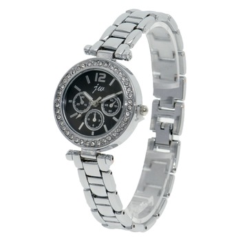 Ceas Dama, bratara metalica, stil elegant, cadran cu cristale Ceas Dama, bratara metalica, stil elegant, cadran cu cristale