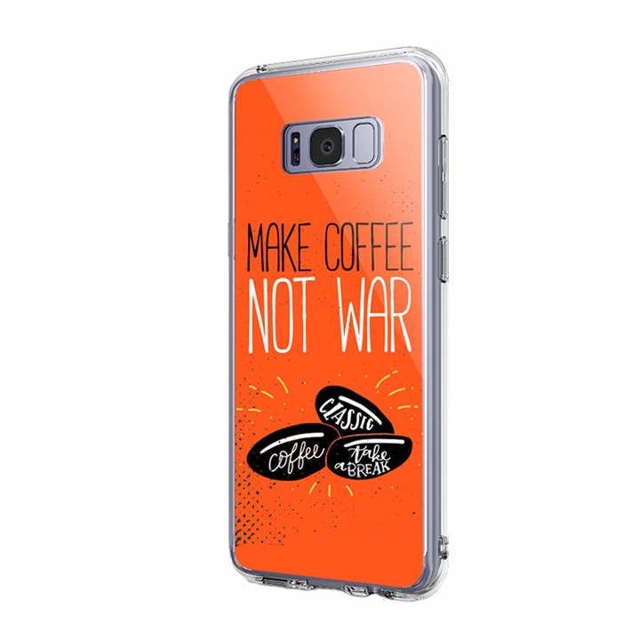 Husa Silicon Coffee War pentru Samsung Galaxy S8