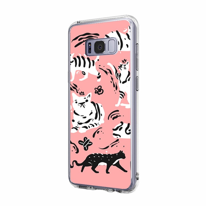 Husa Silicon Royal Felines pentru Samsung Galaxy S8