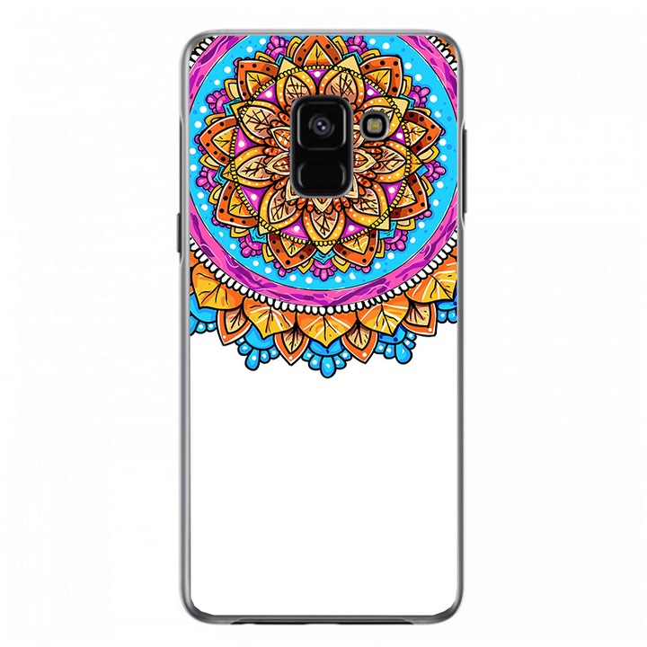 Husa Silicon Radiant Mandala pentru Samsung Galaxy A8 2018