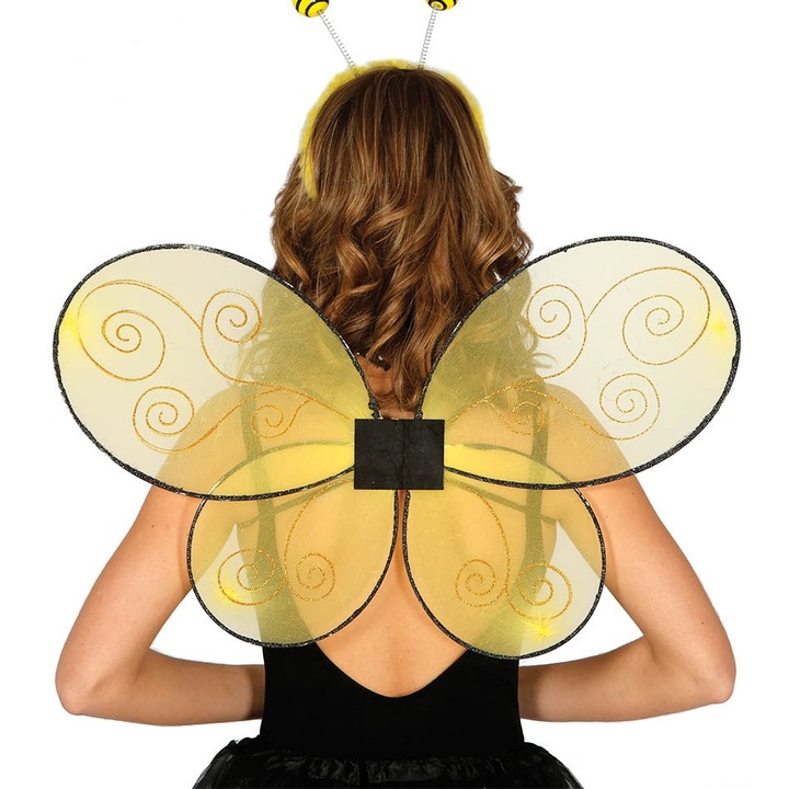 Aripi Albina, 52X42cm - PartyMag