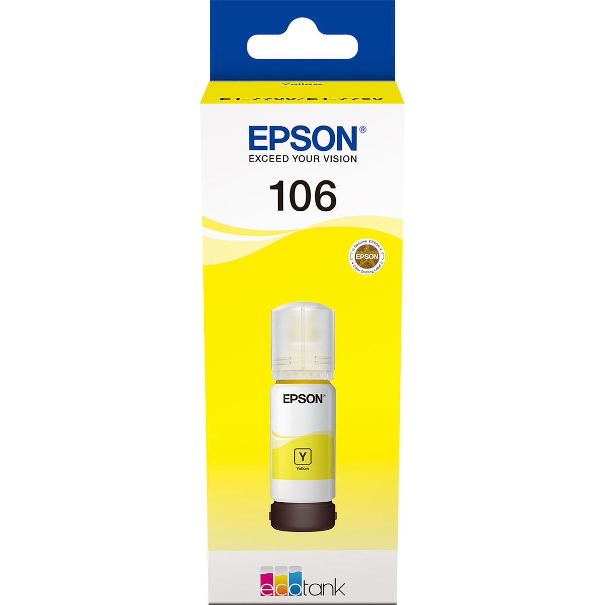 Flacon Epson 106 EcoTank, Yellow