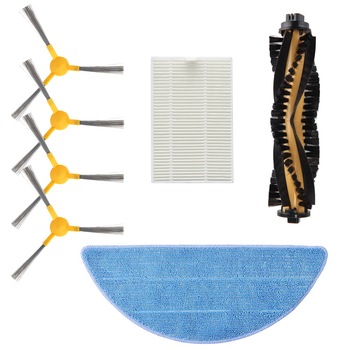 Set accesorii Robot amXea seria E (E30, E35, E37, E50), 1 x perie centrala, 4 x perie laterala, 1 x filtru Hepa, 1 x laveta Set accesorii Robot amXea seria E (E30, E35, E37, E50), 1 x perie centrala, 4 x perie laterala, 1 x filtru Hepa, 1 x laveta