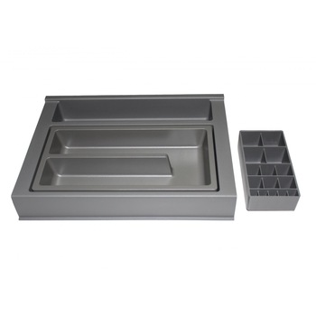 Organizator sertar pentru produse de machiaj, tip VM, 350 mm, gri orion Organizator sertar pentru produse de machiaj, tip VM, 350 mm, gri orion