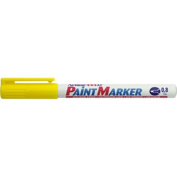 Marker cu vopsea ARTLINE 444XF, corp metalic, varf rotund 0.8mm - galben Marker cu vopsea ARTLINE 444XF, corp metalic, varf rotund 0.8mm - galben