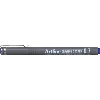 Marker pentru desen tehnic ARTLINE, varf fetru 0.7mm - albastru Marker pentru desen tehnic ARTLINE, varf fetru 0.7mm - albastru