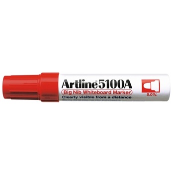 Marker pentru tabla de scris ARTLINE 5100A, corp metalic, varf rotund 5.0mm - rosu Marker pentru tabla de scris ARTLINE 5100A, corp metalic, varf rotund 5.0mm - rosu