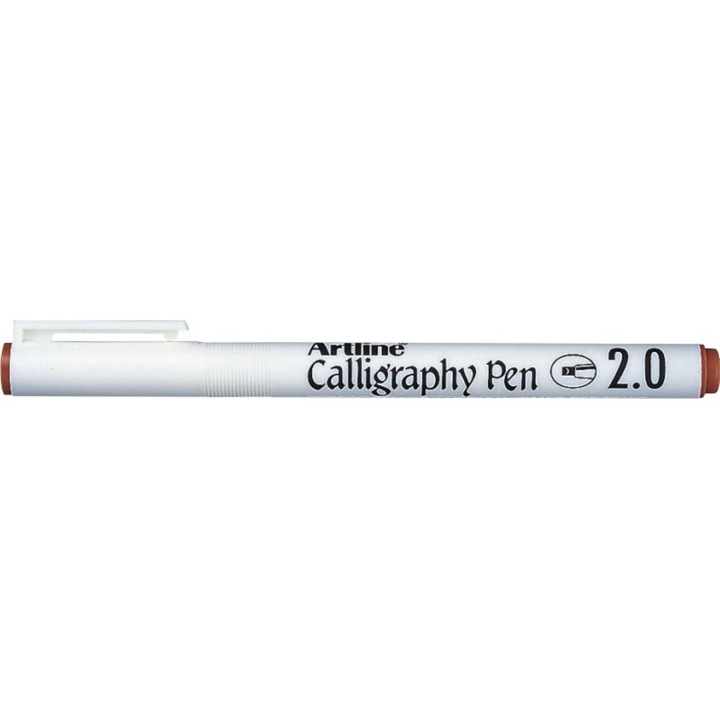 ARTLINE kalligráfia marker, ferde filchegy 2,0 mm - barna