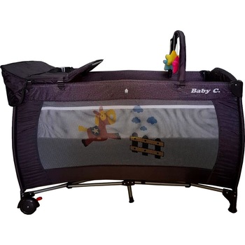 Patut Pliant NOVOKIDS™ Baby C, 120X60 cm, transforabil in Tarc Copii, 2 Niveluri, Masa infasat detasabila, jucarii din plus, geanta transport, Gri Jeans Patut Pliant NOVOKIDS™ Baby C, 120X60 cm, transforabil in Tarc Copii, 2 Niveluri, Masa infasat detasabila, jucarii din plus, geanta transport, Gri Jeans