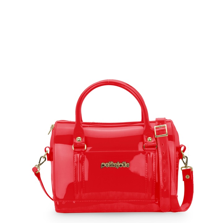 Petite Jolie Bloom Élénk piros kézitáska