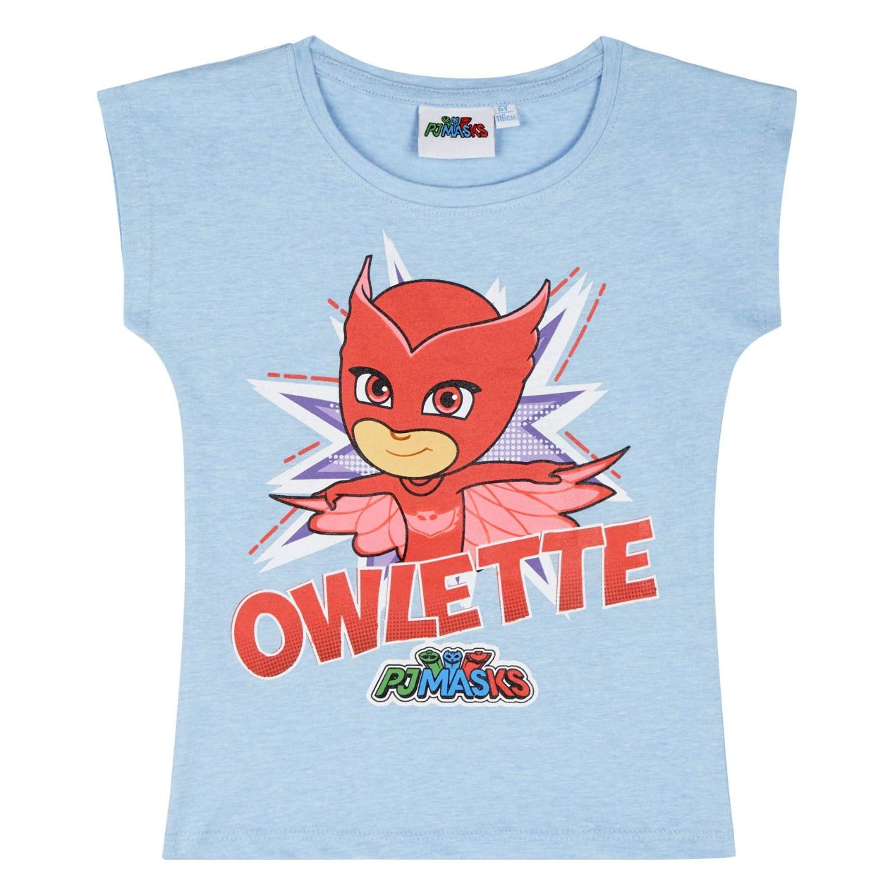 Tricou fete PJ Masks bleu