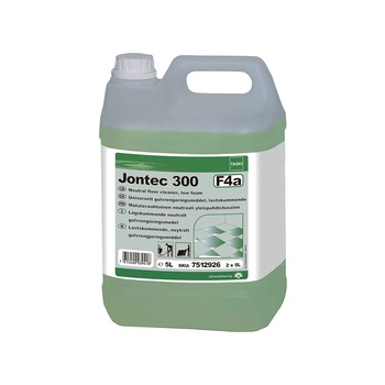 Detergent neutru pentru pardoseli, cu spumare redusa Taski Jontec 300 5L Detergent neutru pentru pardoseli, cu spumare redusa Taski Jontec 300 5L