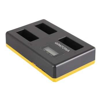 Incarcator triplu PATONA pentru acumulator Canon LP-E17 Incarcator triplu PATONA pentru acumulator Canon LP-E17