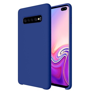Husa Samsung S10 Plus Silicone Case Navy Husa Samsung S10 Plus Silicone Case Navy