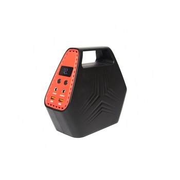 Baterie externa laptop, 39600mAH, 100W Generator solar portabil, camping iesire 220V, invertor auto, 2 USB, intrare panou solar, HP100 Baterie externa laptop, 39600mAH, 100W Generator solar portabil, camping iesire 220V, invertor auto, 2 USB, intrare panou solar, HP100