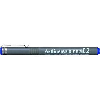 Marker pentru desen tehnic ARTLINE, varf fetru 0.3mm - albastru Marker pentru desen tehnic ARTLINE, varf fetru 0.3mm - albastru
