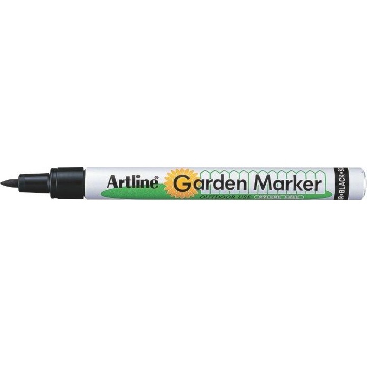 Artline kerti filctoll, kültéri használatra (kert), fém test, kerek hegy 0.8mm - fekete