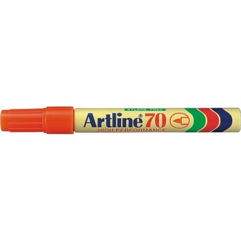 Permanent marker ARTLINE 70, corp metalic, varf rotund 1.5mm - portocaliu Permanent marker ARTLINE 70, corp metalic, varf rotund 1.5mm - portocaliu