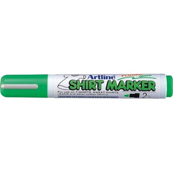 T-Shirt marker ARTLINE, corp plastic, varf rotund 2.0mm - verde fluorescent T-Shirt marker ARTLINE, corp plastic, varf rotund 2.0mm - verde fluorescent