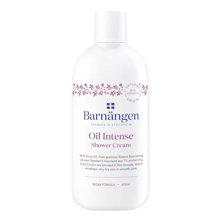 Crema de dus Barnängen Oil Intense pentru piele foarte uscata, 400 ml