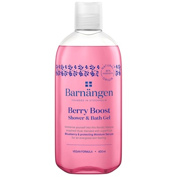 Gel de dus si baie Barnängen Berry Boost, 400 ml Gel de dus si baie Barnängen Berry Boost, 400 ml