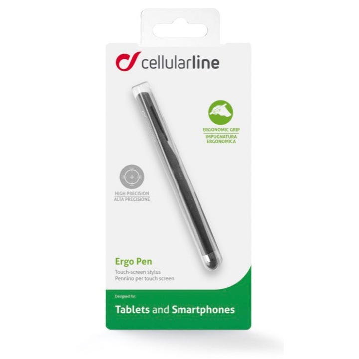 Стилус Cellular Line Ergo за капацитивен дисплей, Черен