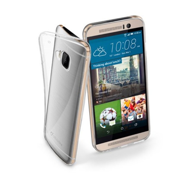 Калъф за телефон Cellular Line Fine за HTC one M9, Прозрачен