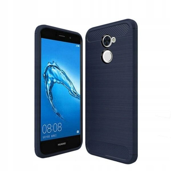 Husa Huawei Y7 Prime - Iberry Carbon - Albastru Huawei Y7 Prime
