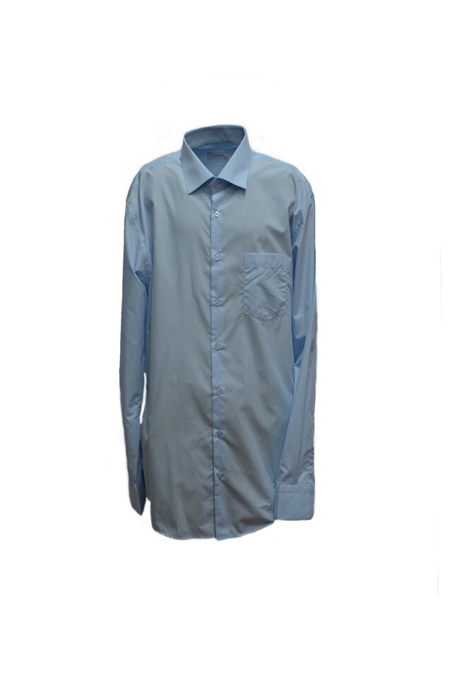 Camasa casual, model simplu, D&J Exclusive, Albastru