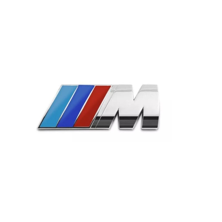 Emblema metalica Premium cu suport de prindere BMW M