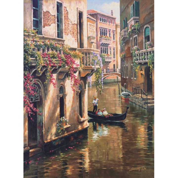 Puzzle Art Puzzle - Sung Kim: Délutáni csevegés, 1500 darabos (Art-Puzzle-4612)