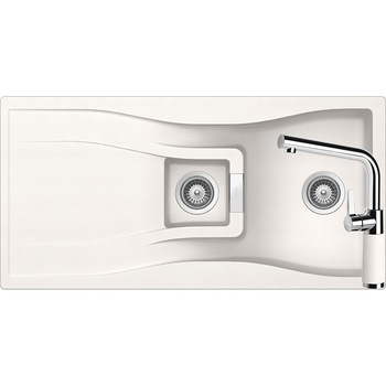 Kit chiuveta Schock Waterfall D-150 1000 x 500 mm si baterie Schock SC-540 Polaris Cristadur Kit chiuveta Schock Waterfall D-150 1000 x 500 mm si baterie Schock SC-540 Polaris Cristadur