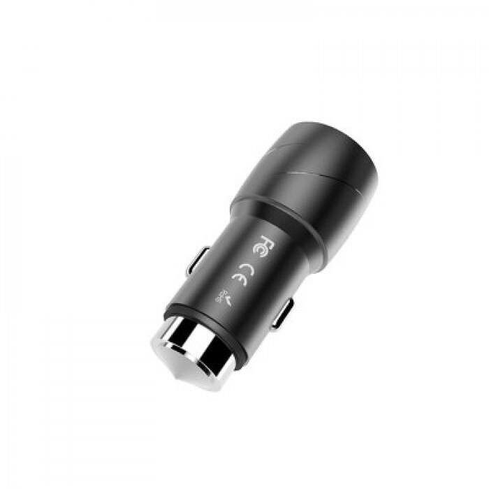 Incarcator Auto WK-Design, C10 Cat King, 2xUSB, Negru