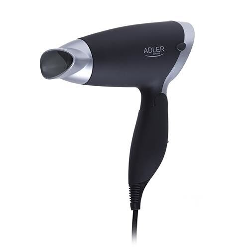 Uscator de par Adler AD 2219, 1250 W, pliabil, Negru/Argintiu