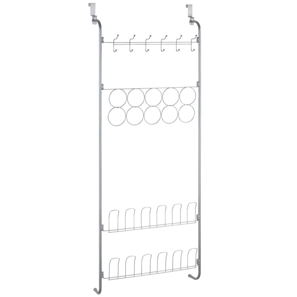 Suport haine pentru usa Wenko, 150 x 59 x 18 cm, Argintiu