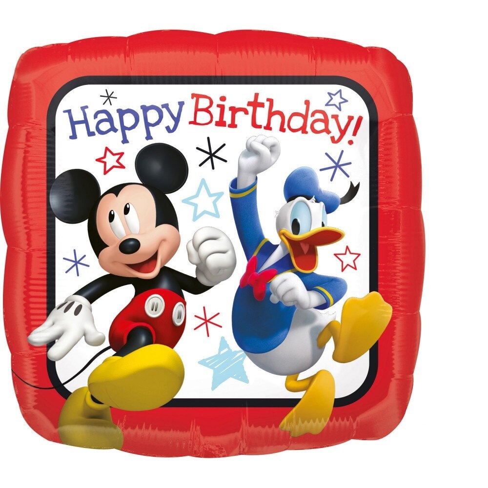Balon folie ''Mickey Roadster Racers HBD'', Anagram, Multicolor, 43cm