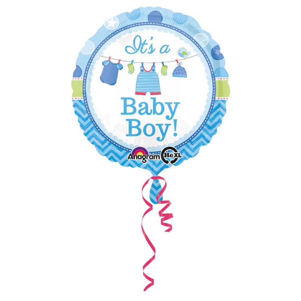 Balon folie, It's a Baby Boy!, Anagram, Albastru, 43cm