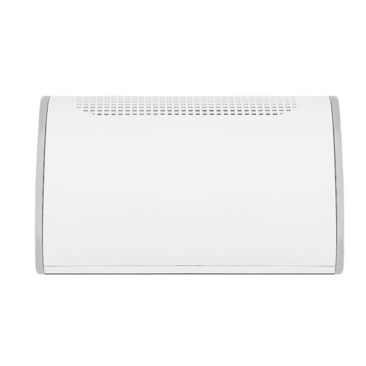 Aspirator Colector Praf pentru Manichiura si Pedichiura, Putere 40W, 3 Ventilatoare, 2 Filtre, Culoare Alb