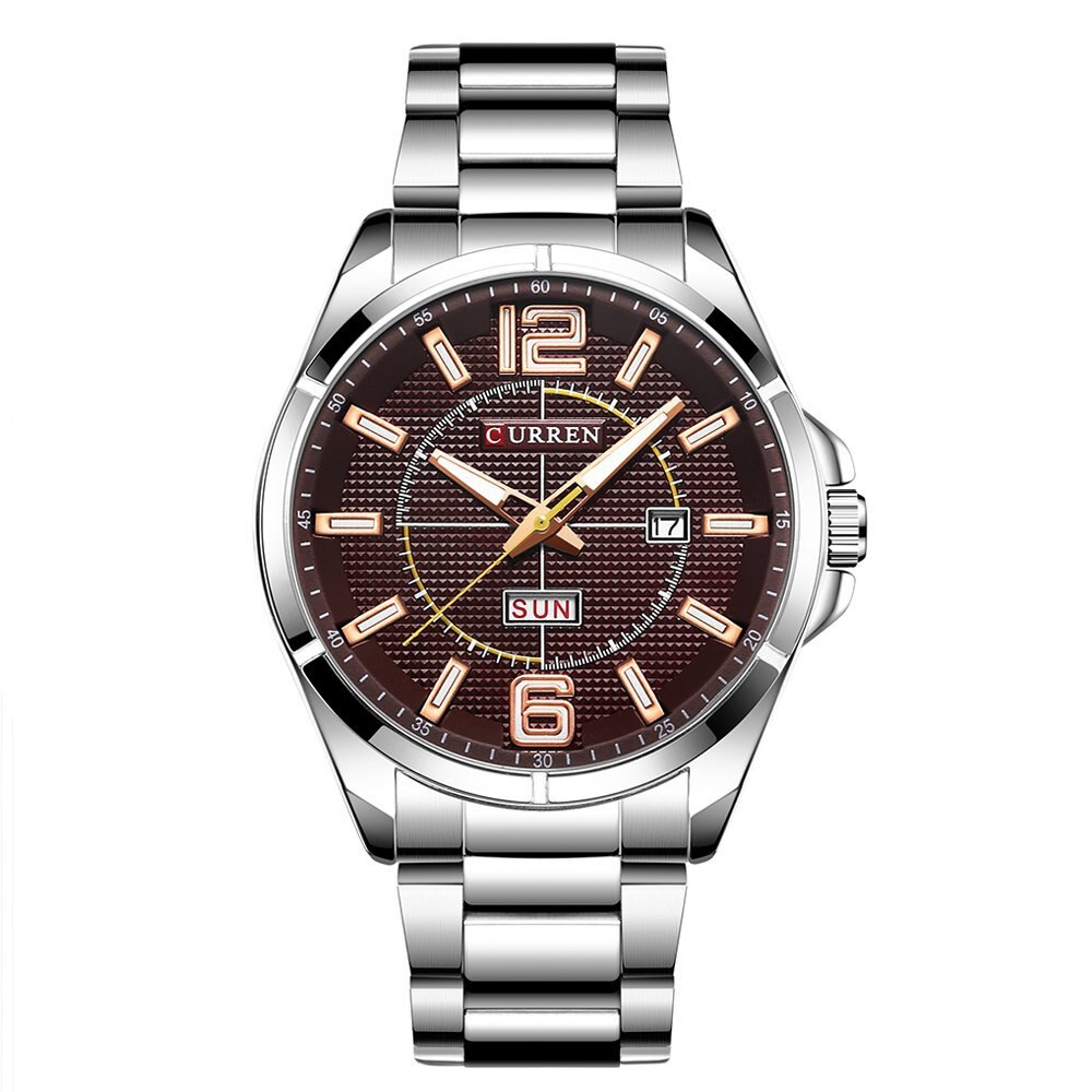 Ceas de mana barbati elegant - Curren - M8271AURSILVER